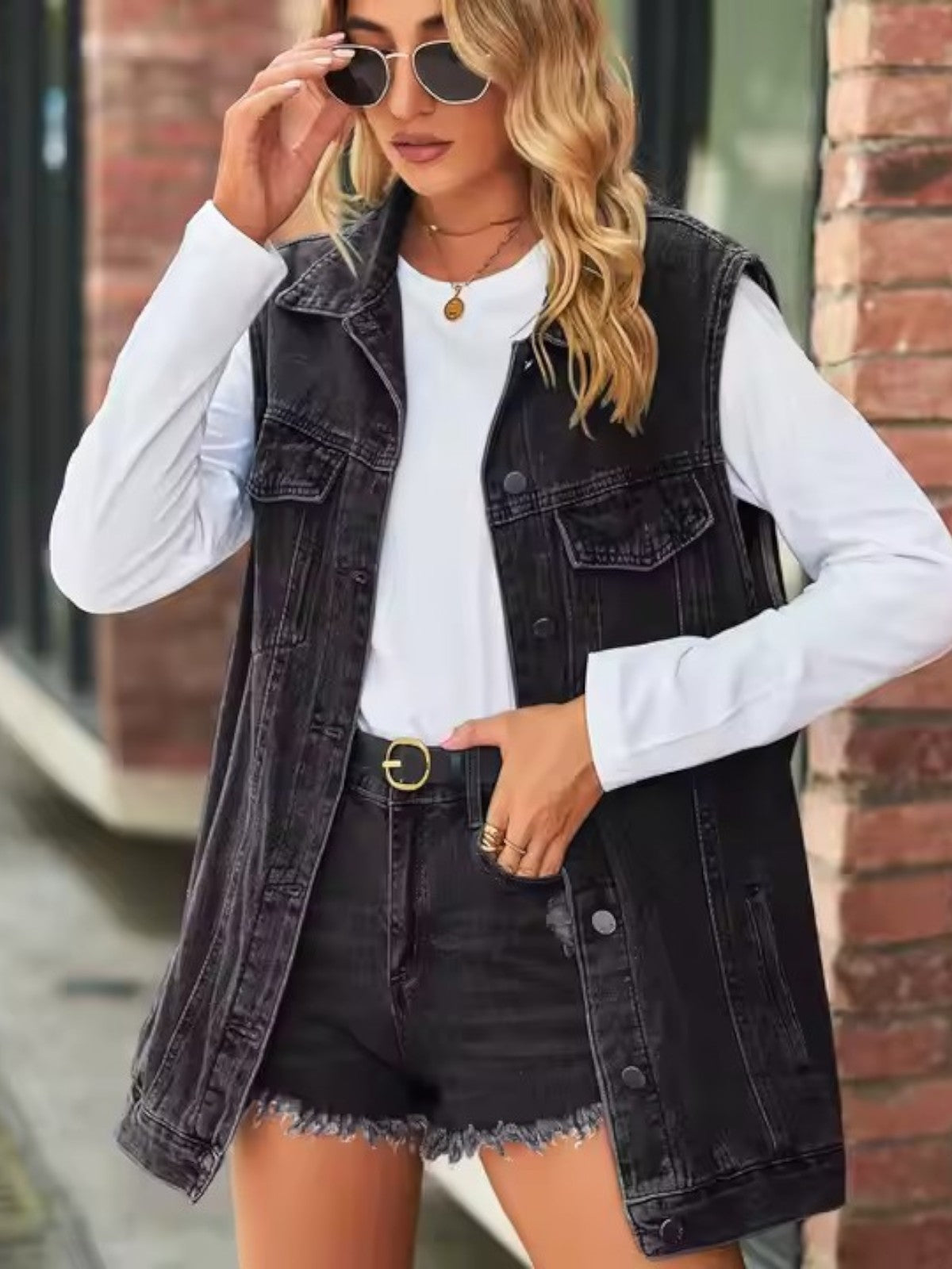 Mira Herbst-Retro Jeansjacke