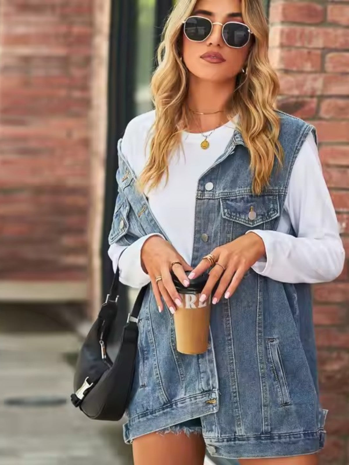 Mira Herbst-Retro Jeansjacke