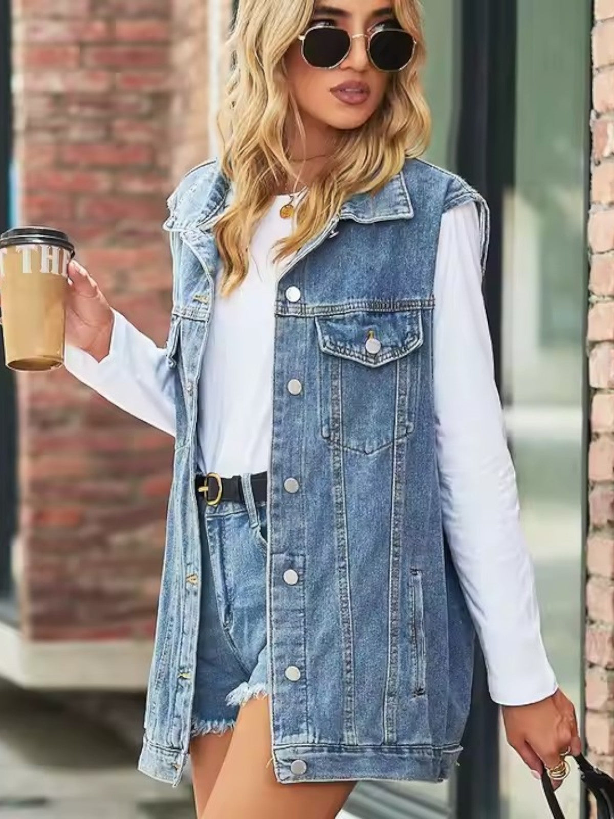 Mira Herbst-Retro Jeansjacke