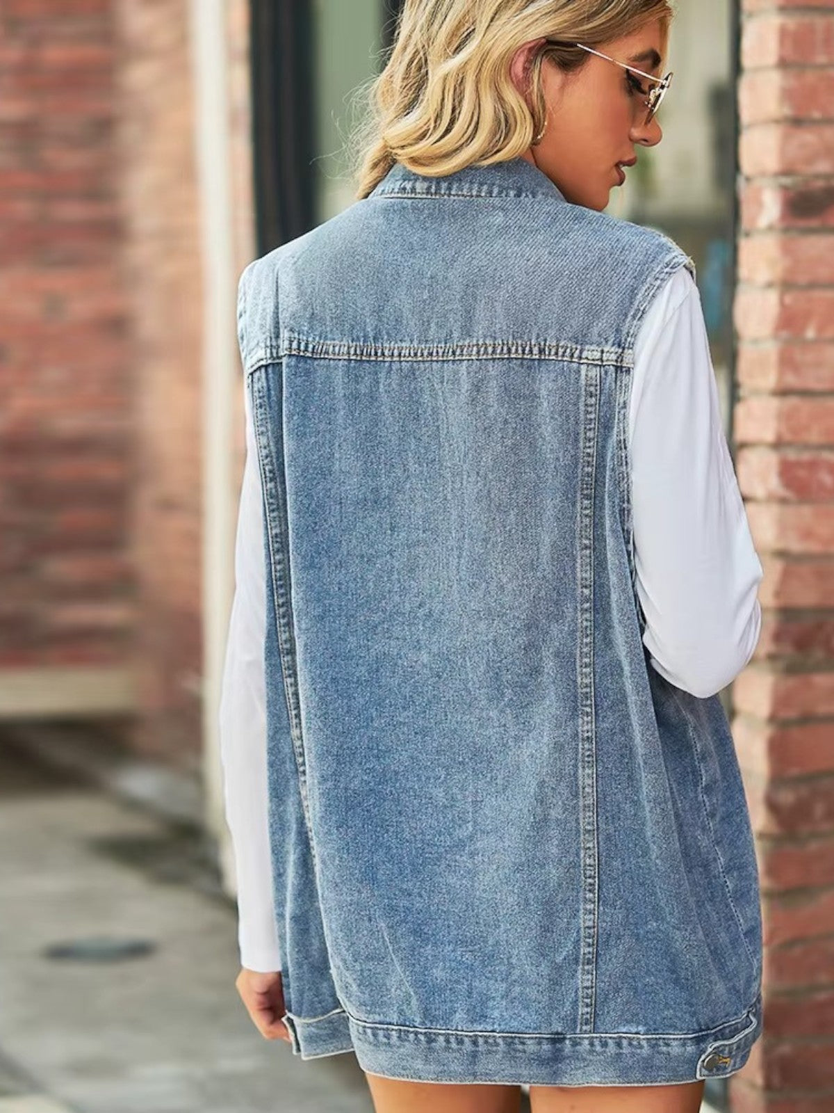 Mira Herbst-Retro Jeansjacke